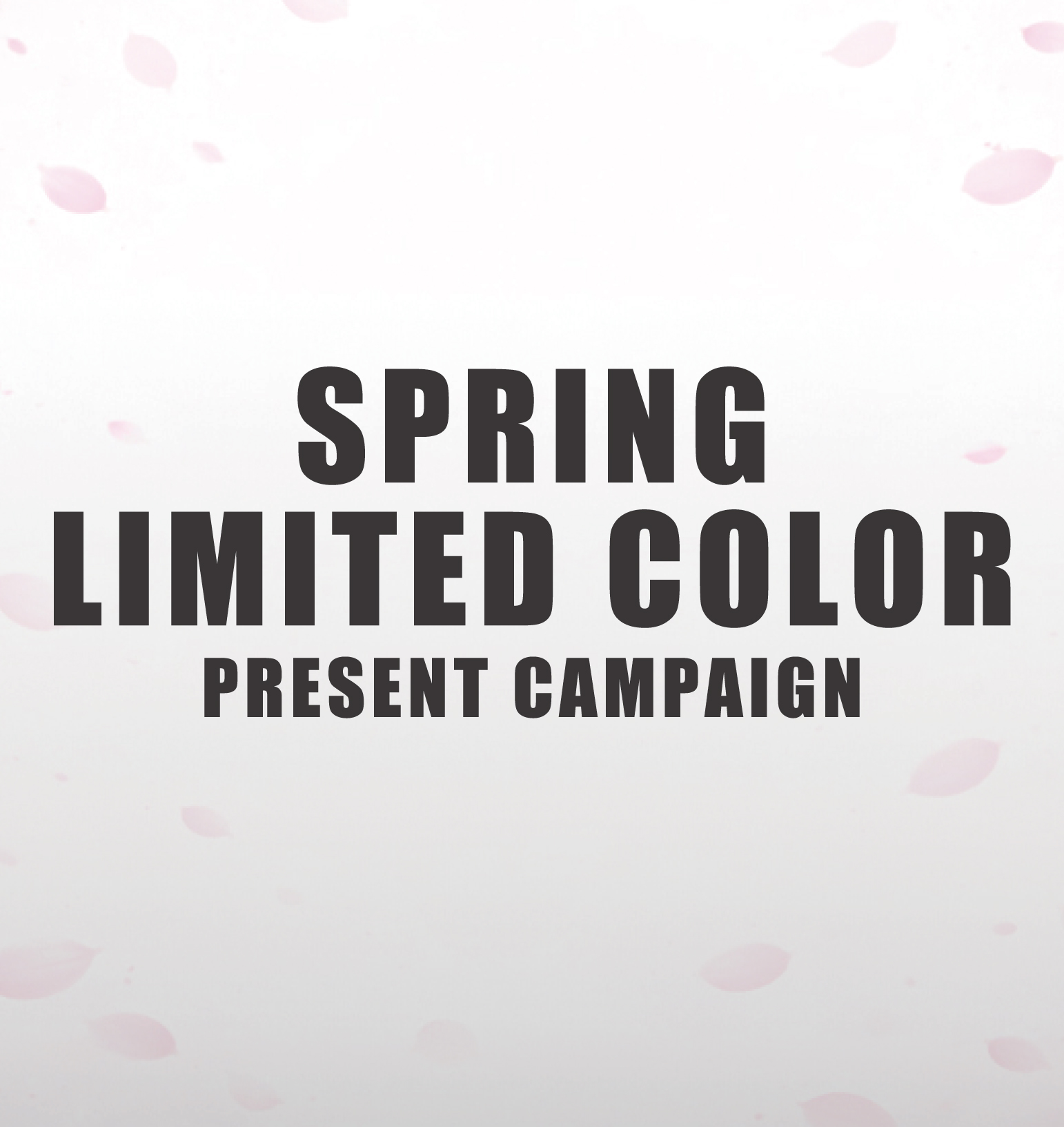 SPRING LIMITED COLORPRESENT CAMPAIGN