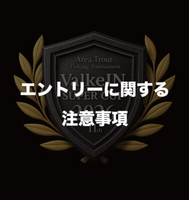 エントリーに関する注意事項
