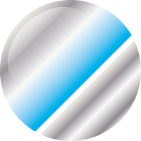 No.15 シルバー/ブルー