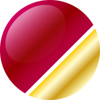 No.13 メタリックレッド／ゴールド