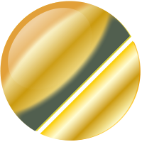 No.9 蛍光オレンジオリーブ／ゴールド