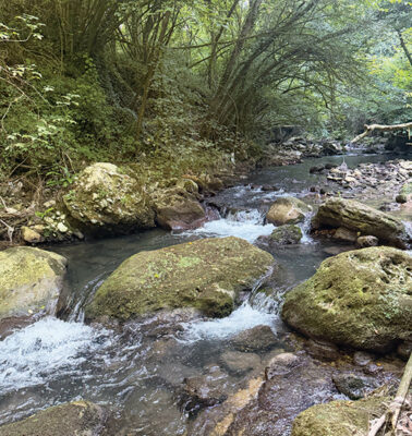 イタリアの山岳渓流を探る一日。