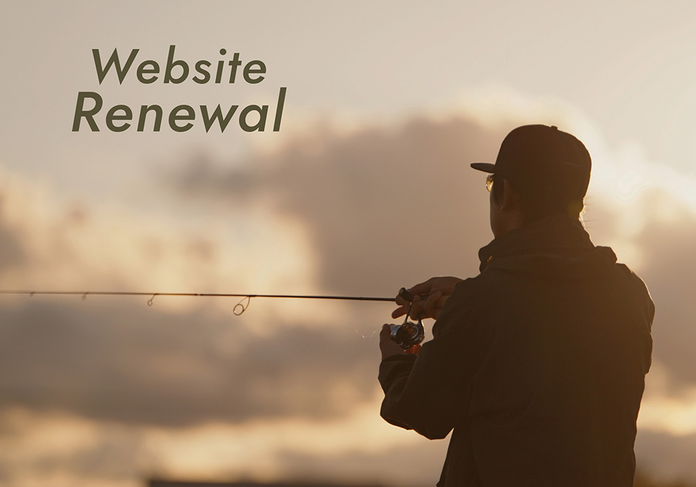 公式サイト<br>リニューアルのお知らせ。