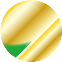 No.10 蛍光グリーンゴールド／ゴールド